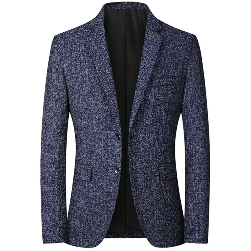 FGKKS 2023 Spring Autumn Blazers Men Fashion Slim Casual Business Handsome Suits Brand Men's Blazers Tops