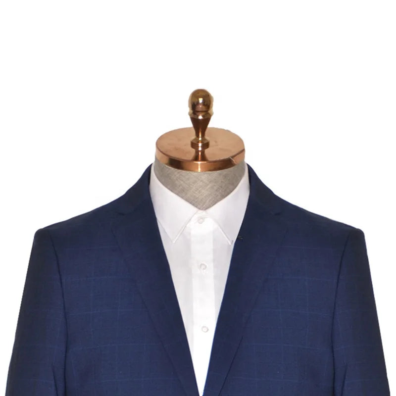 China Manufacturer Slim Fit Blue Suit Tr Suit Fabric Wholesale Fashion Work Coat Suits for Men