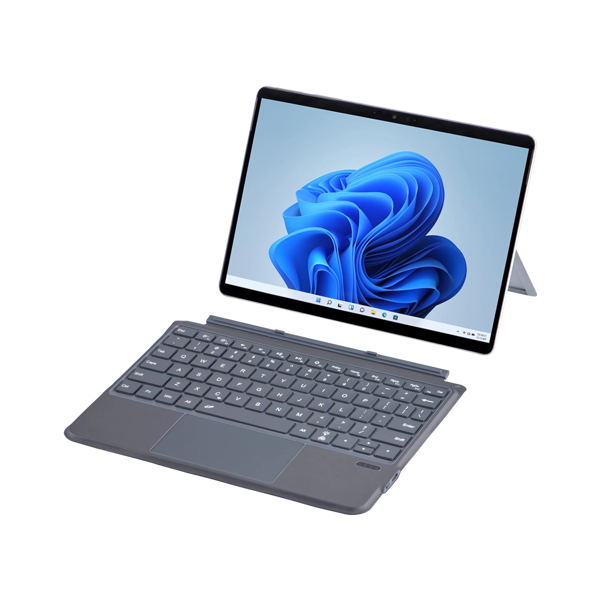 Wireless 10" Magnetic Scissor-Style USB-C 7-RGB Backlit Full Size Keyboard for Surface Go3 Tablet New for Office