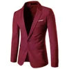 Liu Ming Fall Winter Men Casual New Arrivals Slim Fit Business Suit Formal Blazers Jacket Coat