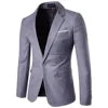 Liu Ming Fall Winter Men Casual New Arrivals Slim Fit Business Suit Formal Blazers Jacket Coat
