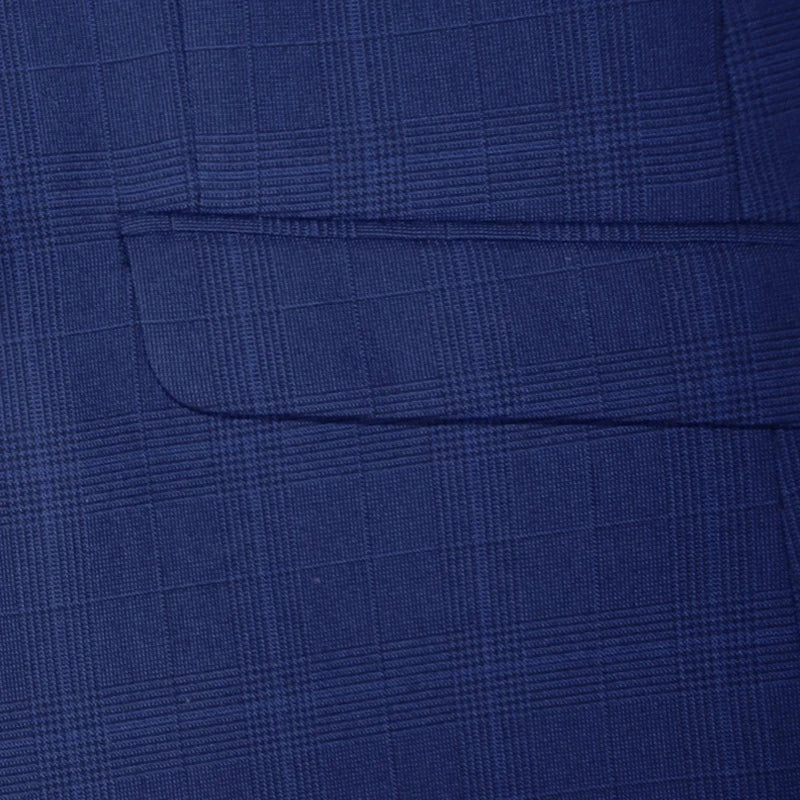 China Manufacturer Slim Fit Blue Suit Tr Suit Fabric Wholesale Fashion Work Coat Suits for Men