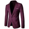 Liu Ming Fall Winter Men Casual New Arrivals Slim Fit Business Suit Formal Blazers Jacket Coat