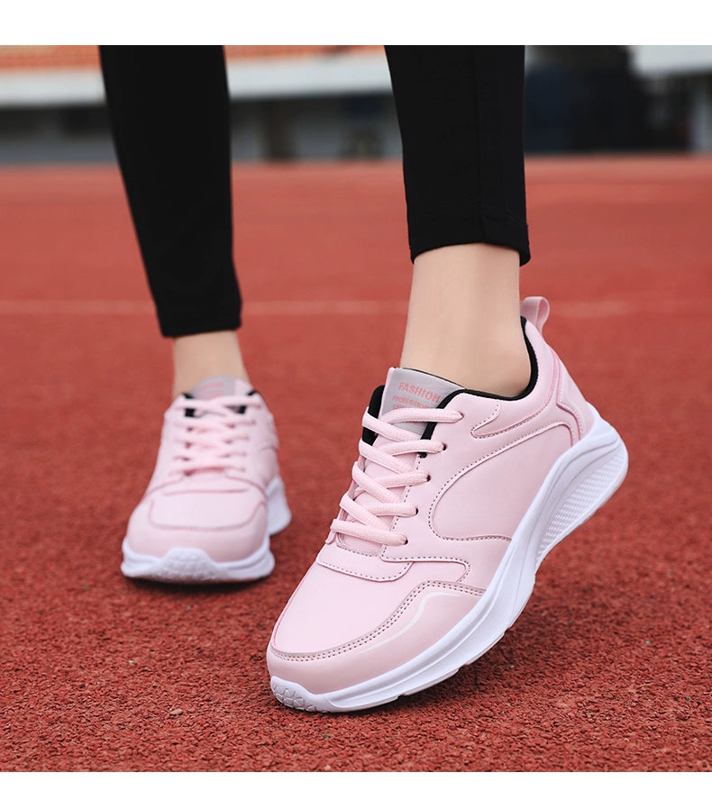 Warrior Lightweight Leather Waterproof Shock Absorption Casual Women's Shoes