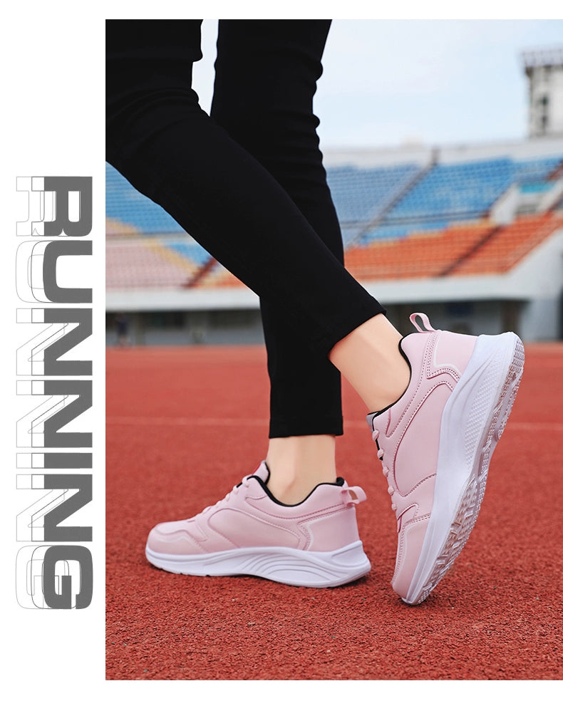 Warrior Lightweight Leather Waterproof Shock Absorption Casual Women's Shoes