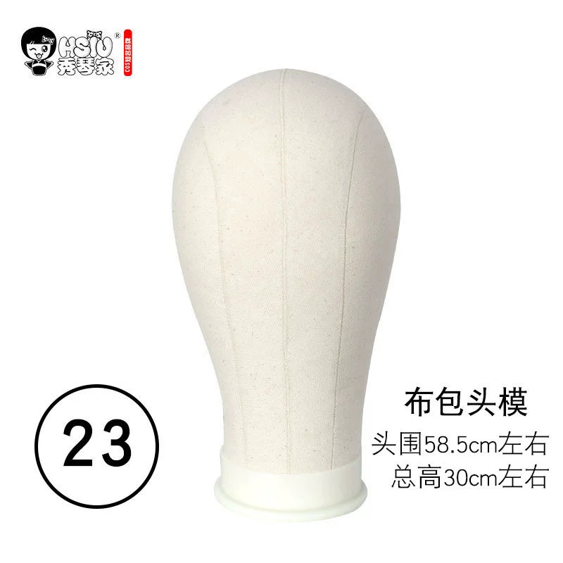 [Hsiu_Practice Model Mannequin Head] Hairdressing Makeup Wig Silicone Mock Wig Cos Makeup Female Smooth Hair