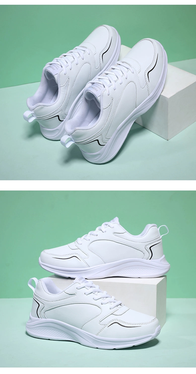 Warrior Lightweight Leather Waterproof Shock Absorption Casual Women's Shoes