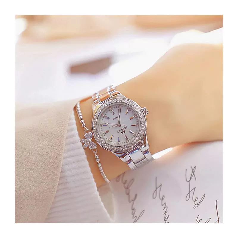 2023 Ladies Wrist Watches Dress Gold Watch Women Crystal