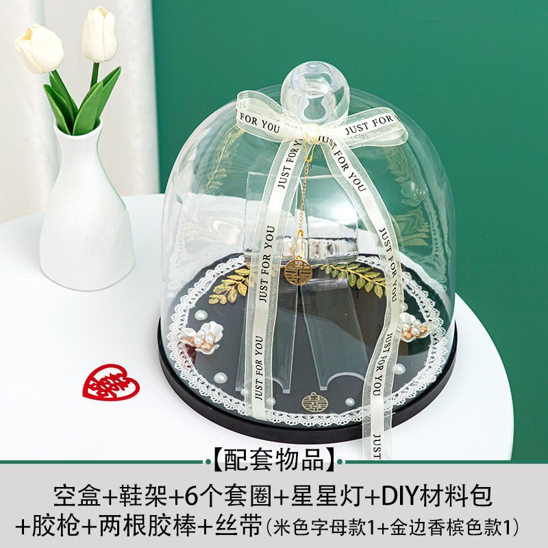 Wedding Shoes Box Ferrule Wedding Marriage Door Blocking Game Props Acrylic Wedding Shoes Wedding Shoes Password Lock Decorative Materials