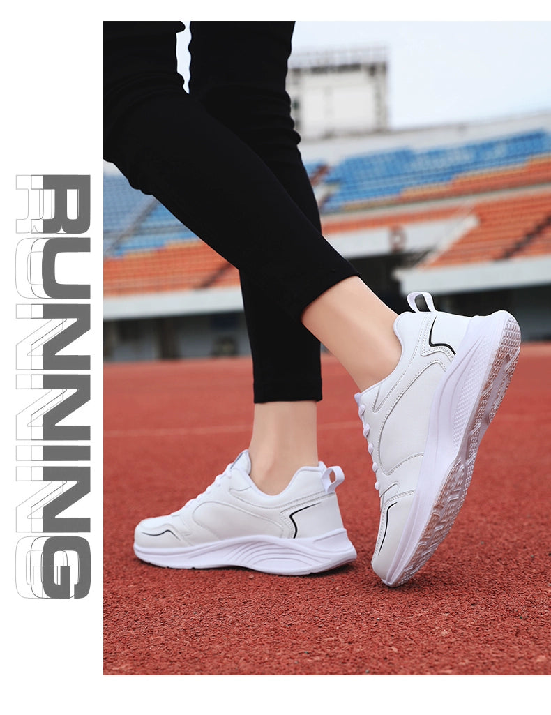 Warrior Lightweight Leather Waterproof Shock Absorption Casual Women's Shoes