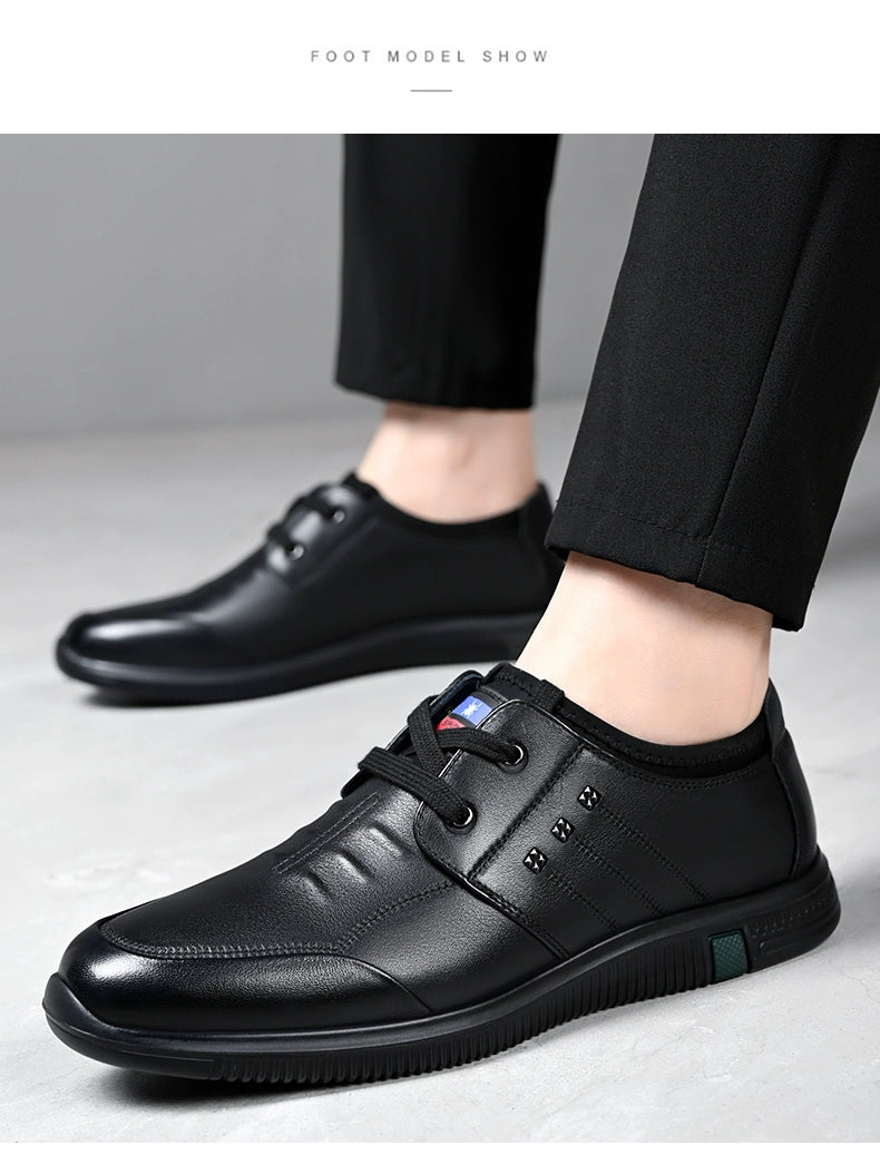 Spider King Autumn and Winter Soft Sole Lightweight Father Men's Shoes