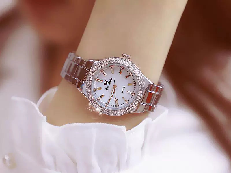 2023 Ladies Wrist Watches Dress Gold Watch Women Crystal