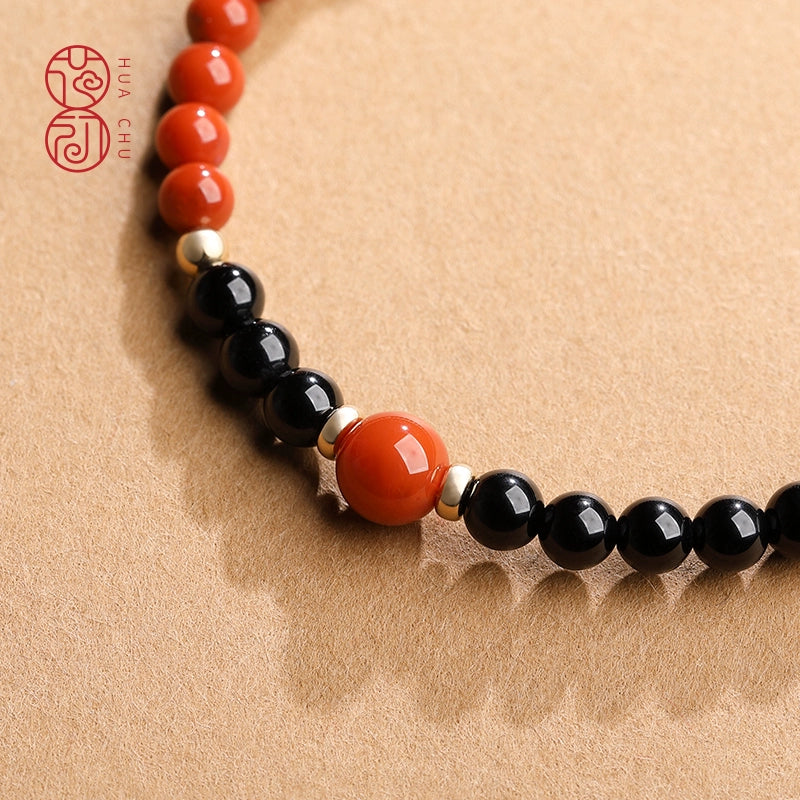 Flower Culture Original Retro Women's Jewelry Black Tourmaline