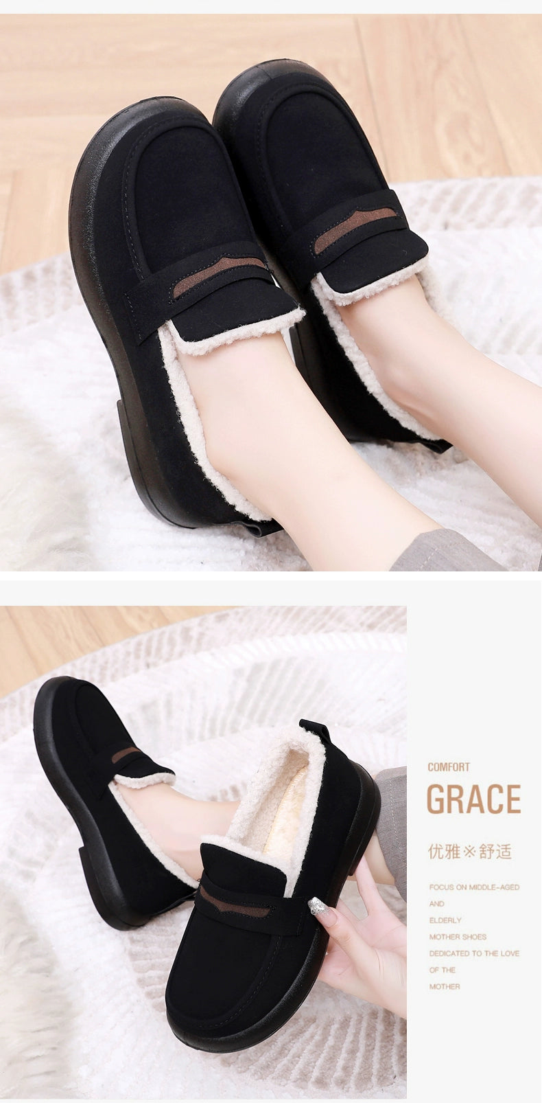 Slip-on Soft Bottom Non Slip Casual Old Beijing Cloth Shoes