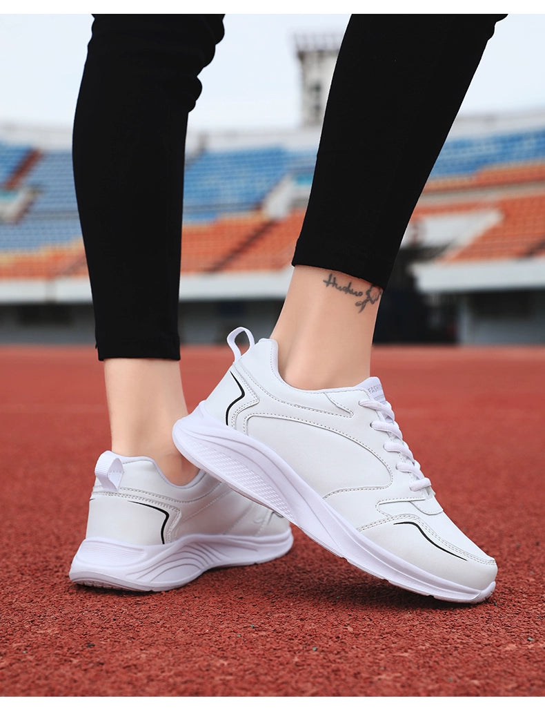 Warrior Lightweight Leather Waterproof Shock Absorption Casual Women's Shoes