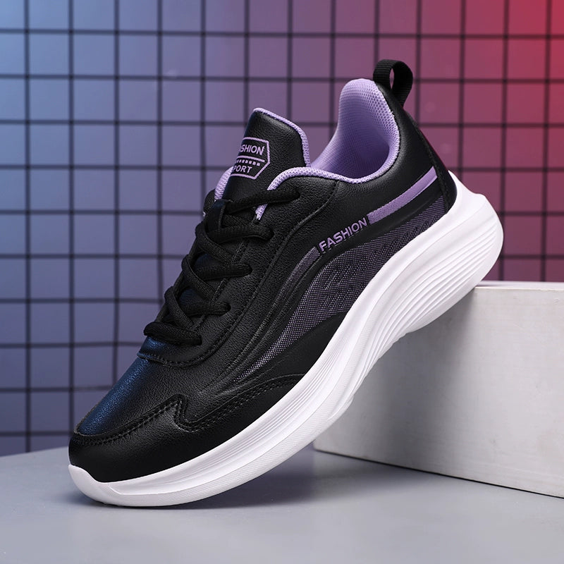 Warrior Lightweight Leather Waterproof Shock Absorption Casual Women's Shoes