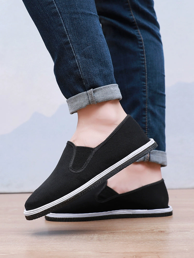 Old Beijing Cloth Shoes Thickened Slip-on Resin Sole