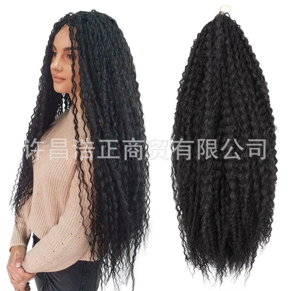 Brazilian Hair Extensions Brzilian Braid Crochet Hair Fashion African Wig Chemical Fiber Crochet Hair