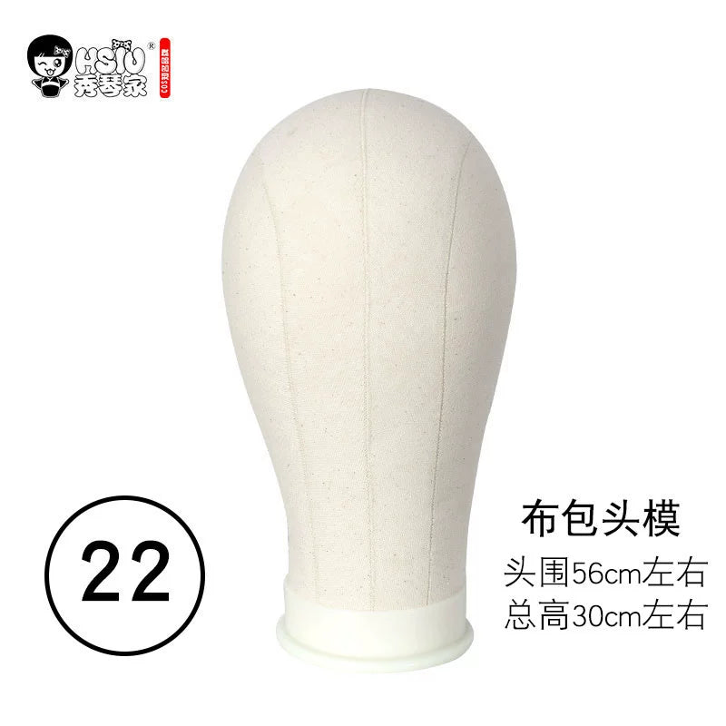[Hsiu_Practice Model Mannequin Head] Hairdressing Makeup Wig Silicone Mock Wig Cos Makeup Female Smooth Hair