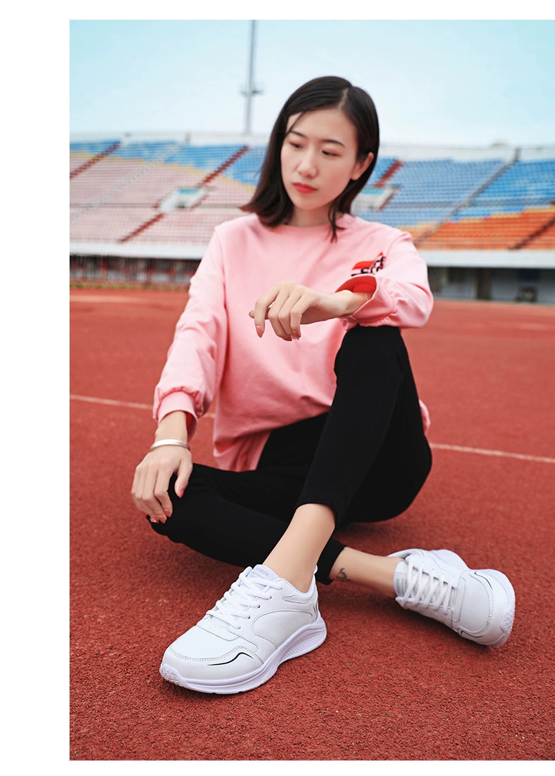 Warrior Lightweight Leather Waterproof Shock Absorption Casual Women's Shoes