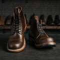 Ticktock 310 Replica Horween CXL Cinnamon Bacon Skin Stitch down Valgus Seam Worker Boot