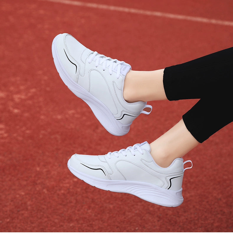 Warrior Lightweight Leather Waterproof Shock Absorption Casual Women's Shoes