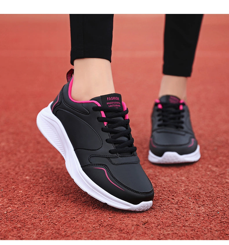 Warrior Lightweight Leather Waterproof Shock Absorption Casual Women's Shoes