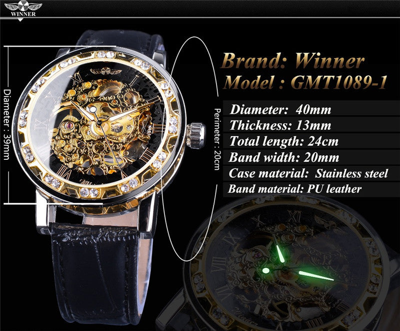 2019 Men's Manual Mechanical Watch Men's Mechanical Watch Fashion Watches