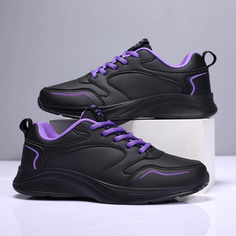 Warrior Lightweight Leather Waterproof Shock Absorption Casual Women's Shoes