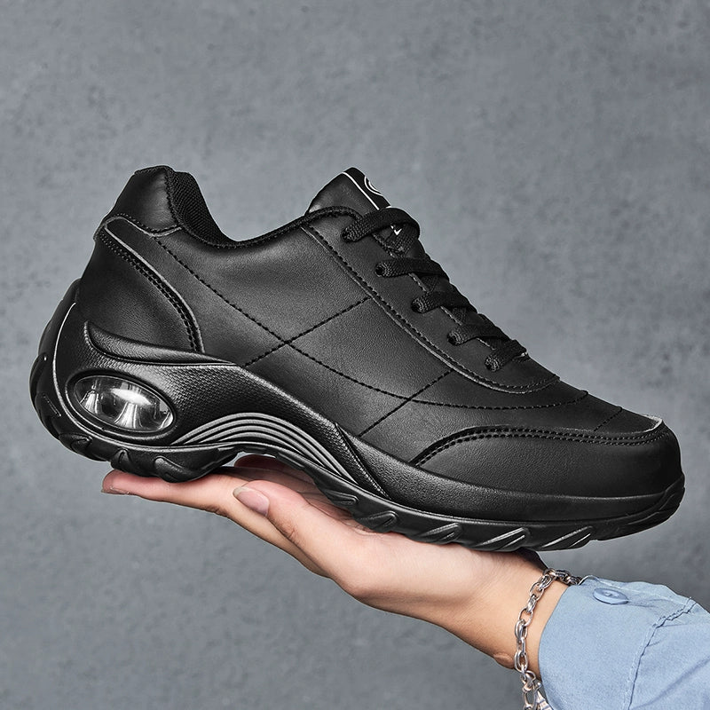 Spring New Arrival Brand Back Shoes Leather Waterproof Sneaker Team Dancing Shoes Women's Travel Shoes Air Cushion Soft Sole Shoes