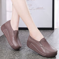 Thick Sole Wedge Casual Slip-on Platform Platform Platform Shoes