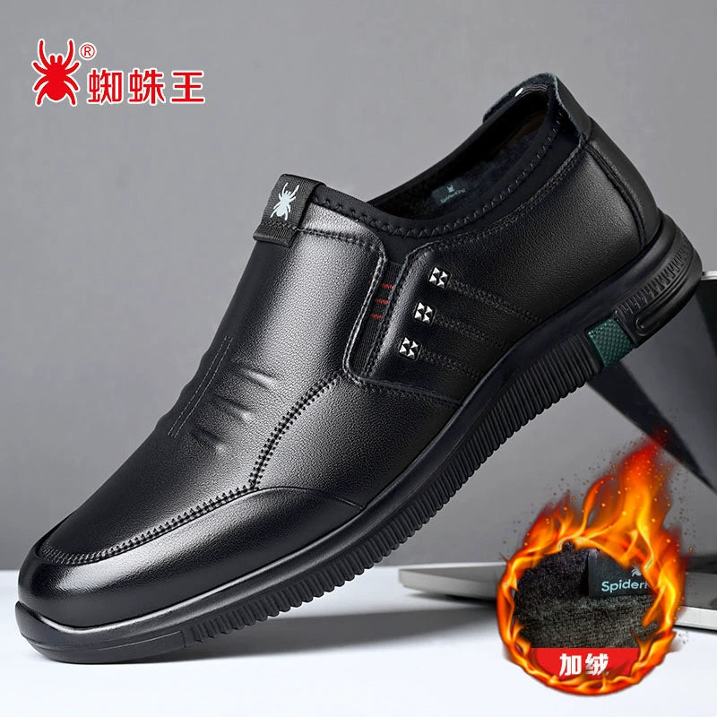 Spider King Autumn and Winter Soft Sole Lightweight Father Men's Shoes