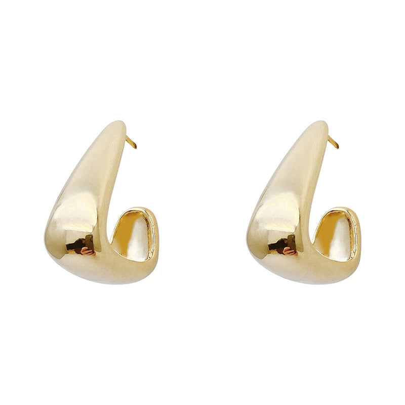 Korean-Style Alloy Cross Dongdaemun Jewelry Stud Earrings