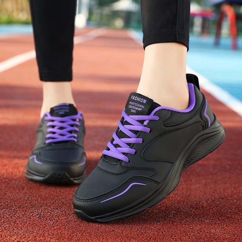 Warrior Lightweight Leather Waterproof Shock Absorption Casual Women's Shoes