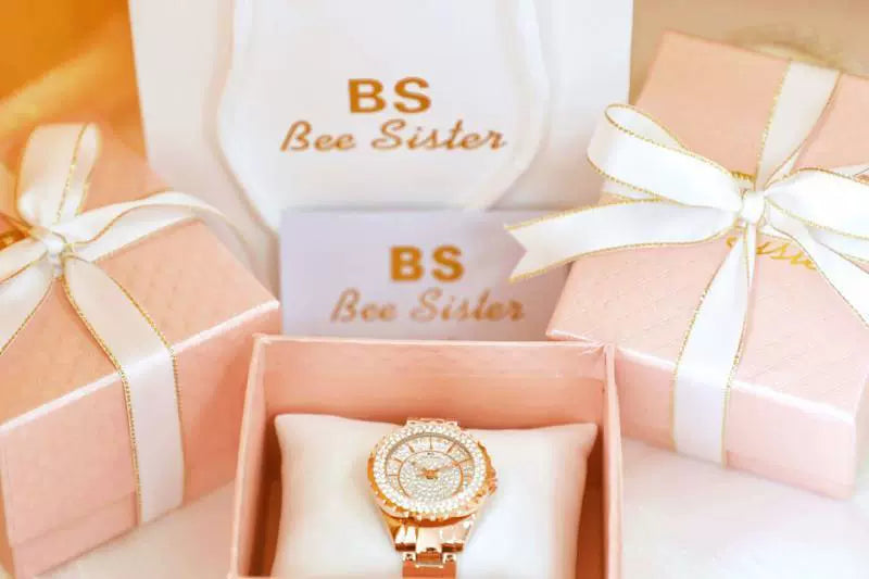 2023 Ladies Wrist Watches Dress Gold Watch Women Crystal