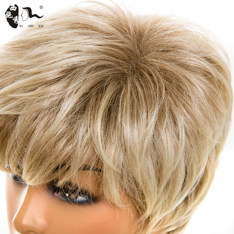 Straight Short #613 Synthetic Hair Wigs for Woman European and American Style Wig Female