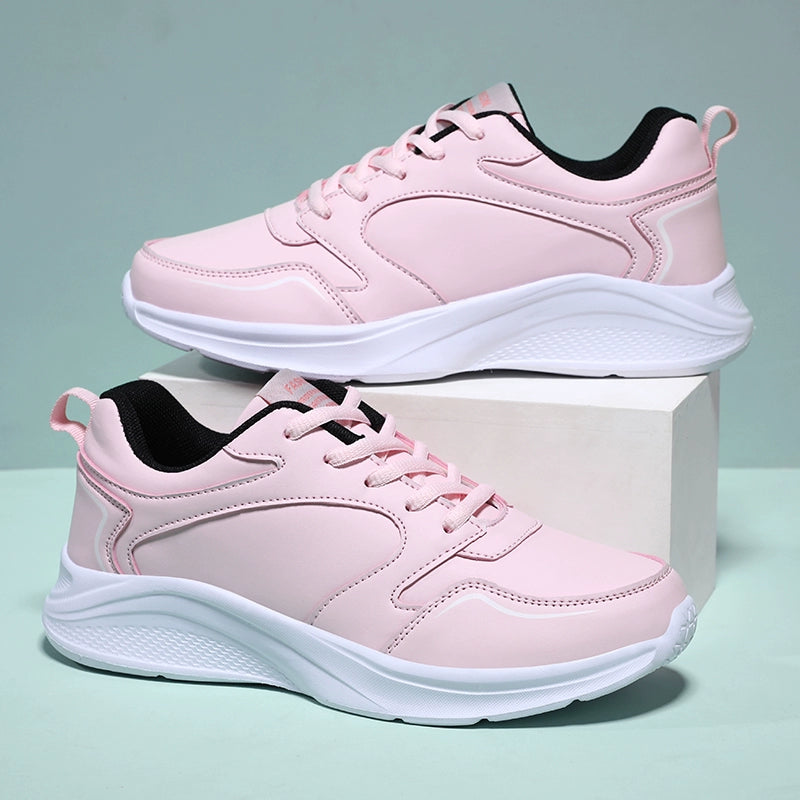 Warrior Lightweight Leather Waterproof Shock Absorption Casual Women's Shoes