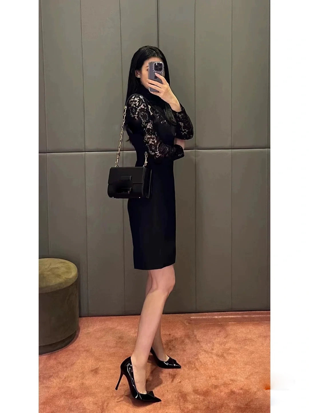 Spring Fashion Stiletto Low-Cut Patent Leather Shoes