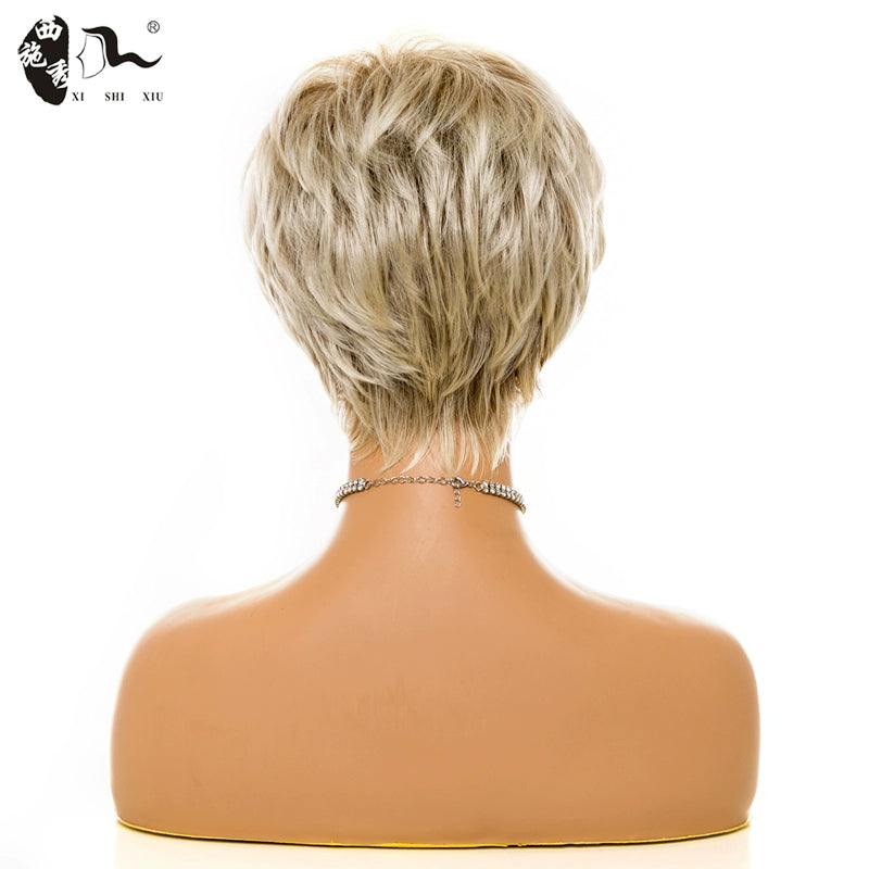 Straight Short #613 Synthetic Hair Wigs for Woman European and American Style Wig Female