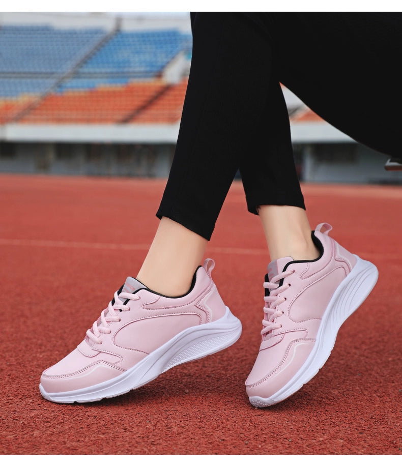 Warrior Lightweight Leather Waterproof Shock Absorption Casual Women's Shoes