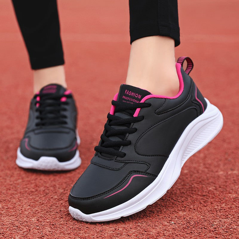 Warrior Lightweight Leather Waterproof Shock Absorption Casual Women's Shoes