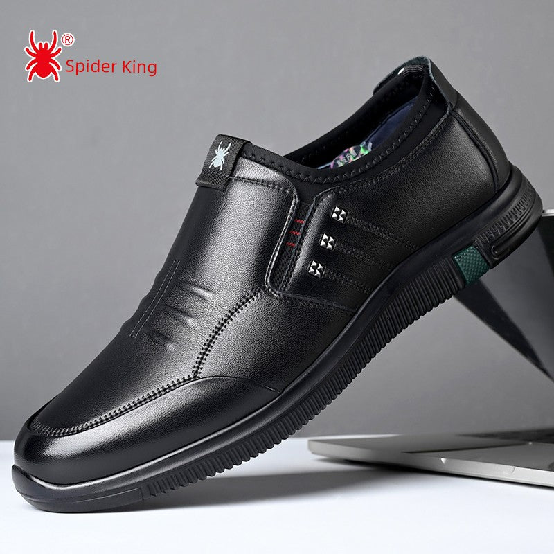 Spider King Autumn and Winter Soft Sole Lightweight Father Men's Shoes