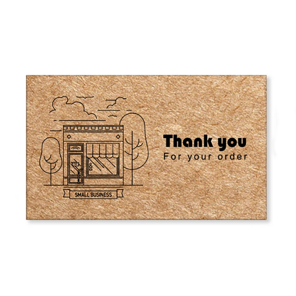 10-30pcs Natural Kraft Paper "beyond grateful" Cards Thank You Card For Small Shop Gift Decoration Card For Small Business Card
