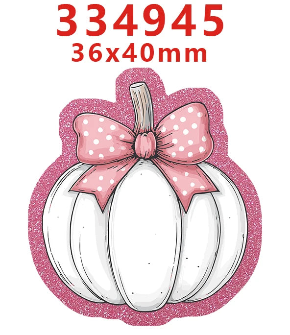 10 Pcs Fall Thanks Giving Glitter Acrylic Planar Resins Cartoon Christmas For DIY Making Hair BowsCrafts 334123