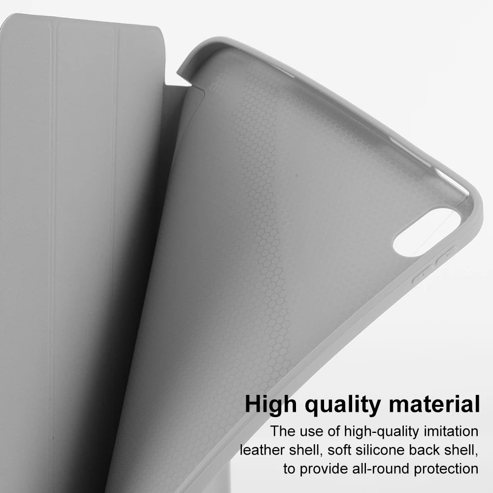 Case for iPad 10th Generation 10.9 Inch 2022 with Soft Silicone Back Cover Case with Stand Protective Smart Cover