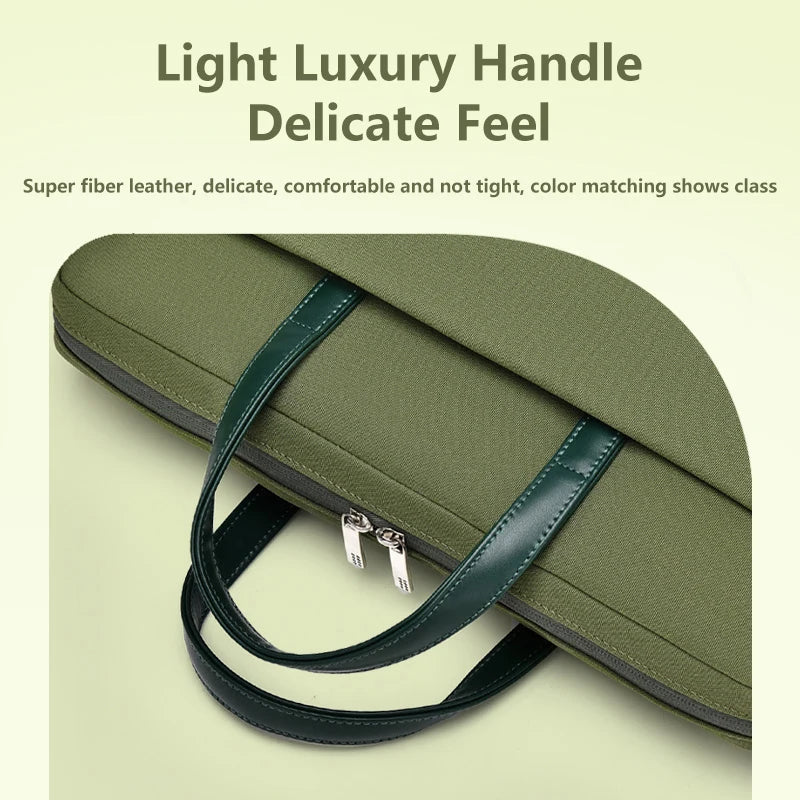 Laptop Bag 13.3 14 15.6 17 Inch Notebook Bag Sleeve For Macbook Air Pro 16 Case Xiaomi Shoulder Handbag New Waterproof Briefcase - Heavenly shershelle