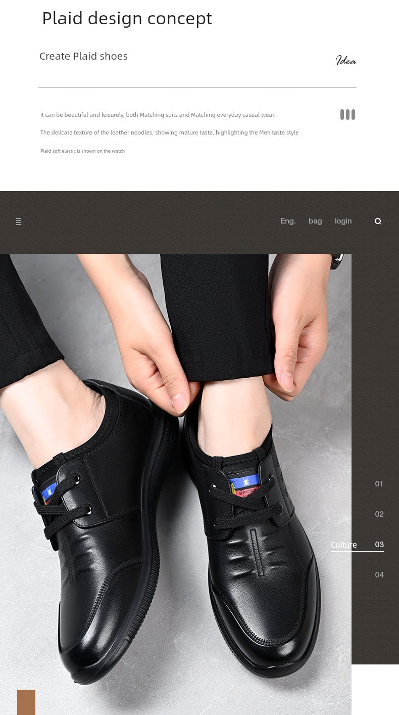 Spider King Autumn and Winter Soft Sole Lightweight Father Men's Shoes