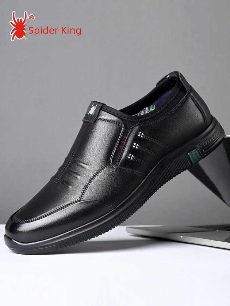 Spider King Autumn and Winter Soft Sole Lightweight Father Men's Shoes