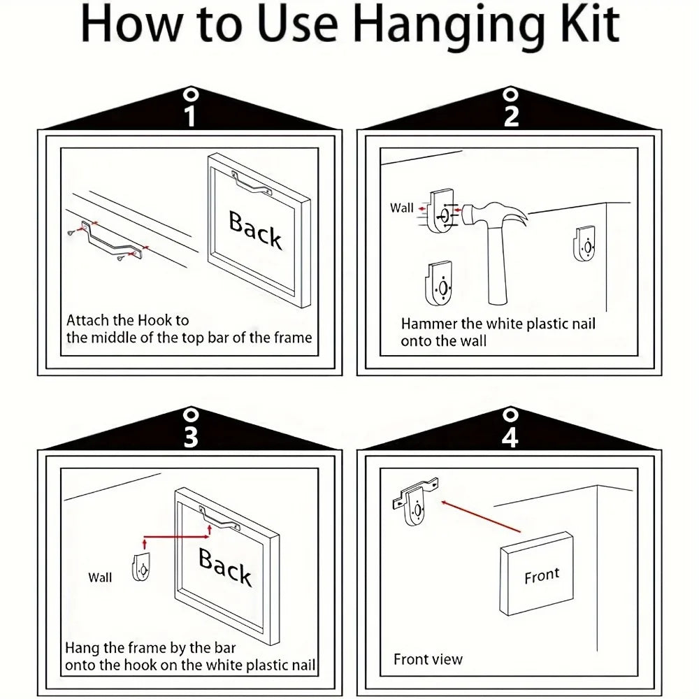 1.5 inch thick pine solid wood frame, mural canvas painting,geometric pattern Nordic poster, suitable for living room decoration