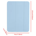 Case for iPad 10th Generation 10.9 Inch 2022 with Soft Silicone Back Cover Case with Stand Protective Smart Cover